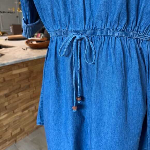 Speed Limit MPH Denim Mini Dress. Size Medium - Picture 6 of 14